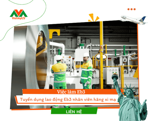 Tuyển dụng lao động Eb3 nhân viên hãng xi mạ - Vietmyus