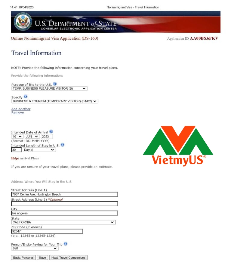 Các bước hướng dẫn làm visa Mỹ chi tiết, mới nhất, đầy đủ nhất tại VietmyUS