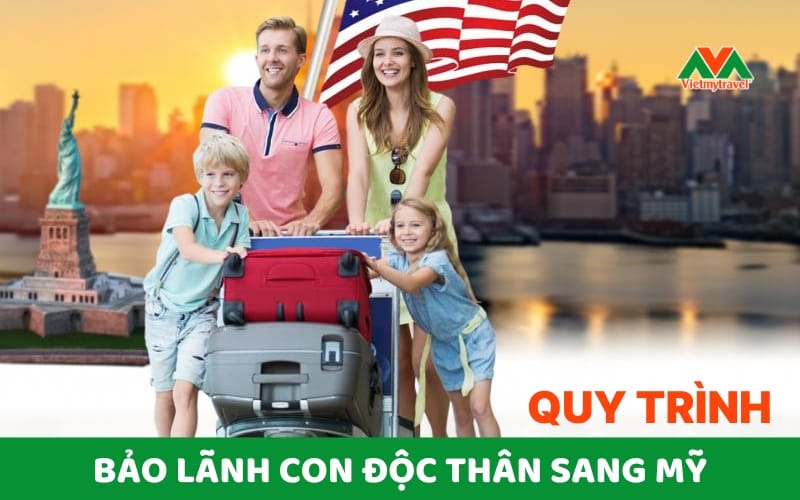 Quy trình bảo lãnh con độc thân sang Mỹ chi tiết - VietmyUS