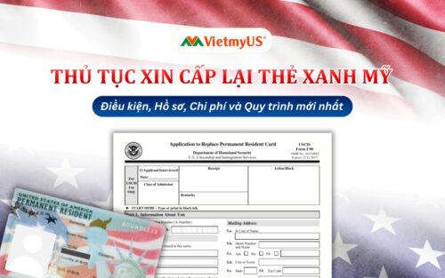 Thủ tục xin cấp lại thẻ xanh Mỹ