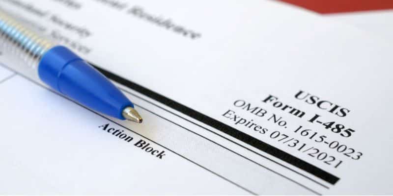 RFE đối với Form I-485